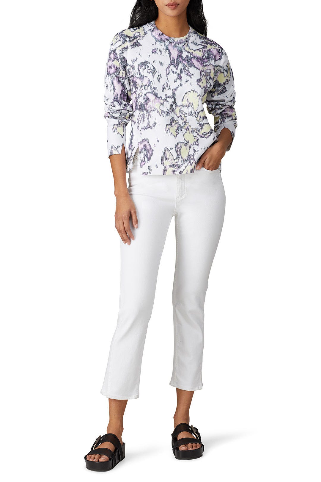 White Nina High Rise Skinny Jeans by rag & bone JEAN 0