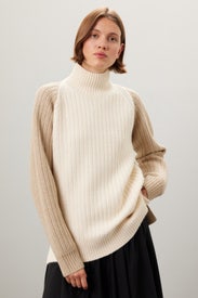 Contrast Knit Sweater by Rosetta Getty x RTR