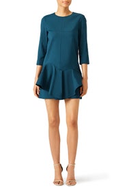 Agathe Ruffle Dress by Tibi