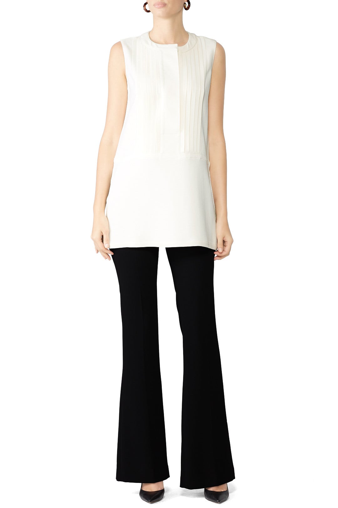Ivory Pinktuck Tank by Victor Alfaro 0