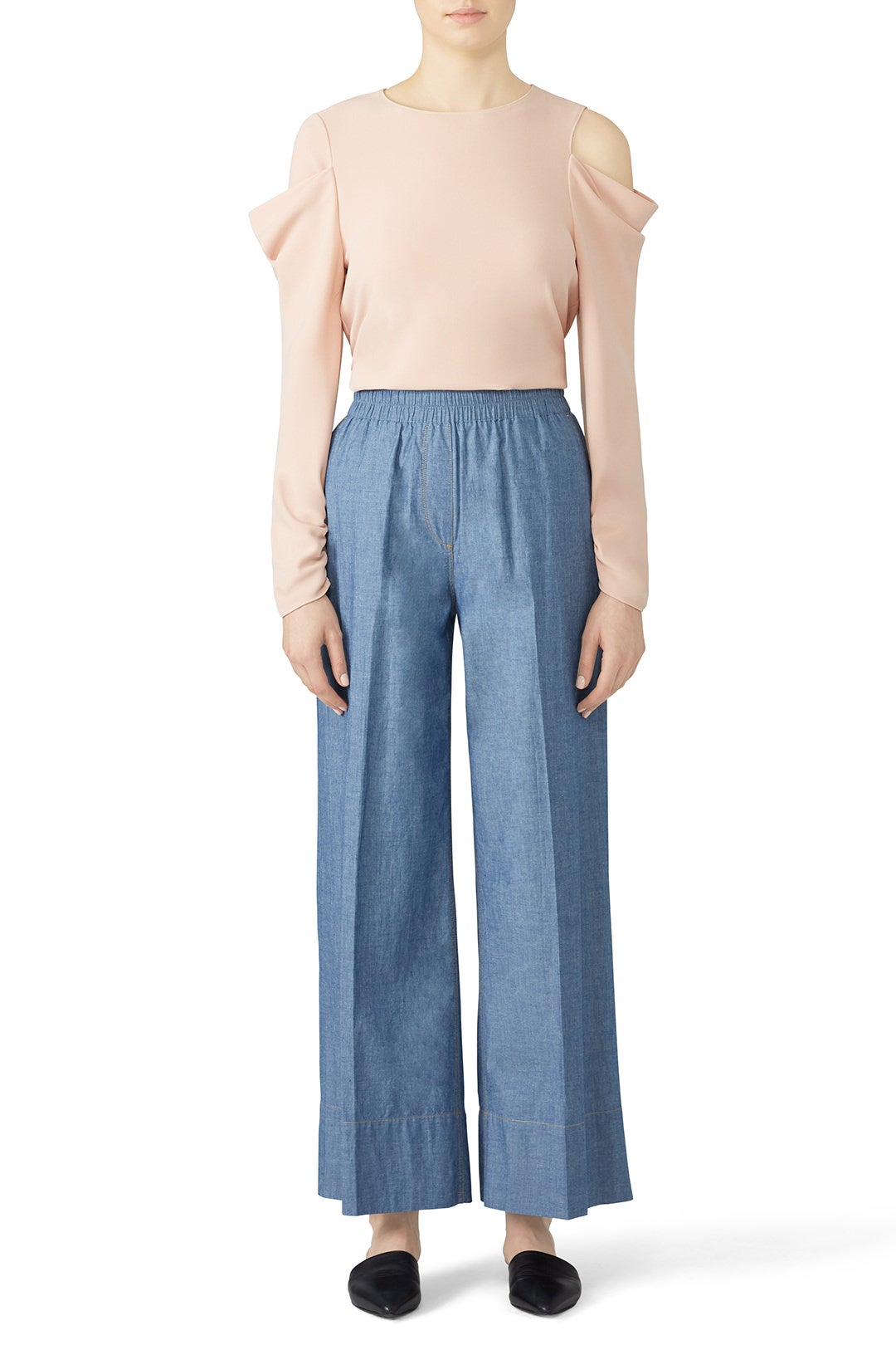 Anika Chambray Pants by Elizabeth and James 0