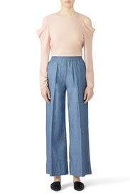 Anika Chambray Pants by Elizabeth and James