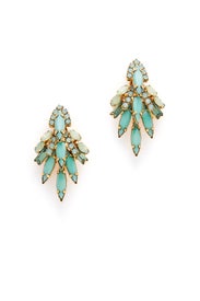 Seafoam Lil' Billie Earrings by Elizabeth Cole