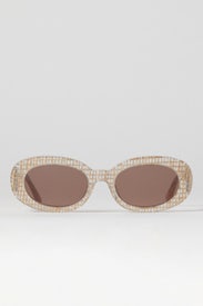 Oceanside Oval Sunglasses by Lele Sadoughi