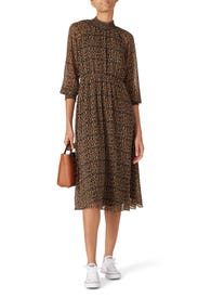 Paisley Mock Neck Dress by Madewell