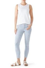 Striped Verdugo Crop Jeans by PAIGE
