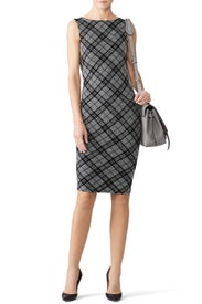 Knit Plaid Sheath by Slate & Willow