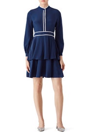 Navy Winston Dress by Tory Burch