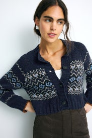 Damas Fair Isle Cardigan by Vanessa Bruno