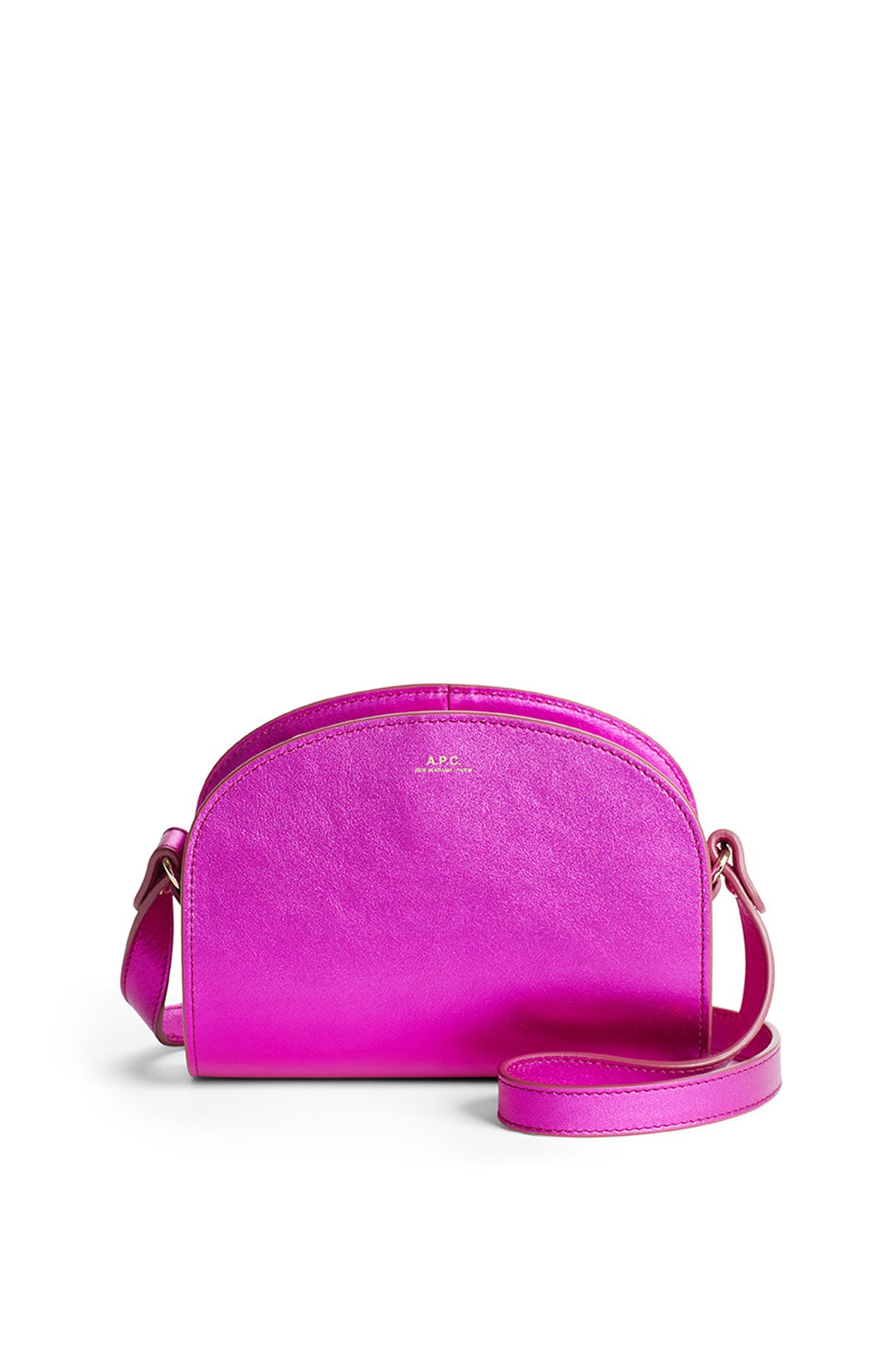 Fuschia Sac Demi-Lune Mini Bag by A.P.C. Accessories 0
