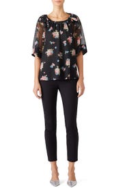 Bouquet Floral Top by ella moss