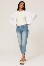 Josefin Slim Boyfriend Jeans by 7 For All Mankind
