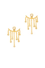 Gold Candice Shimmer Ear Jacket by Gorjana Accessories