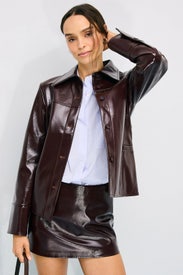Daisy Faux Leather Jacket by Joe's Jeans