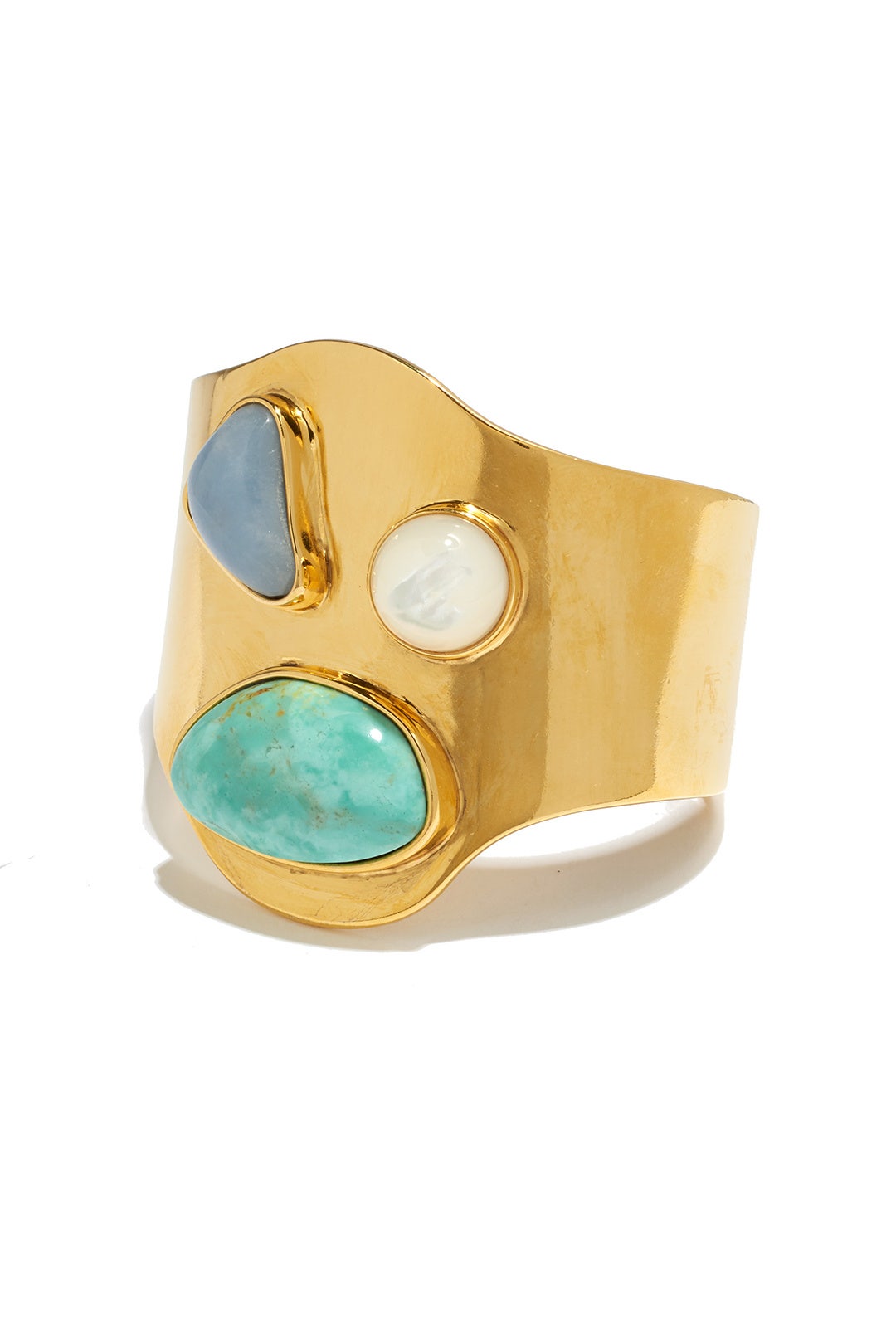 Gold Palace Cuff by Lizzie Fortunato 0