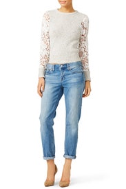 Milk Lace Knit Sweater by See by Chloé