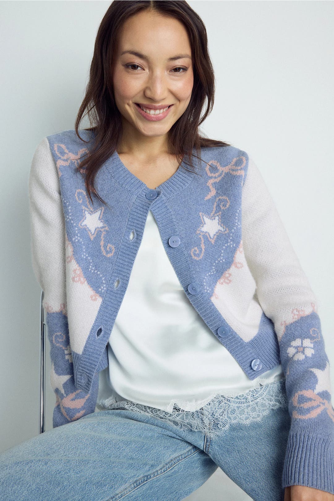Leyah Western Style Cardigan by LoveShackFancy | Rent the Runway
