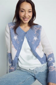 Leyah Western Style Cardigan by LoveShackFancy
