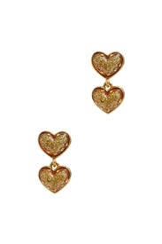 Small Sweetheart Earrings by Oscar de la Renta