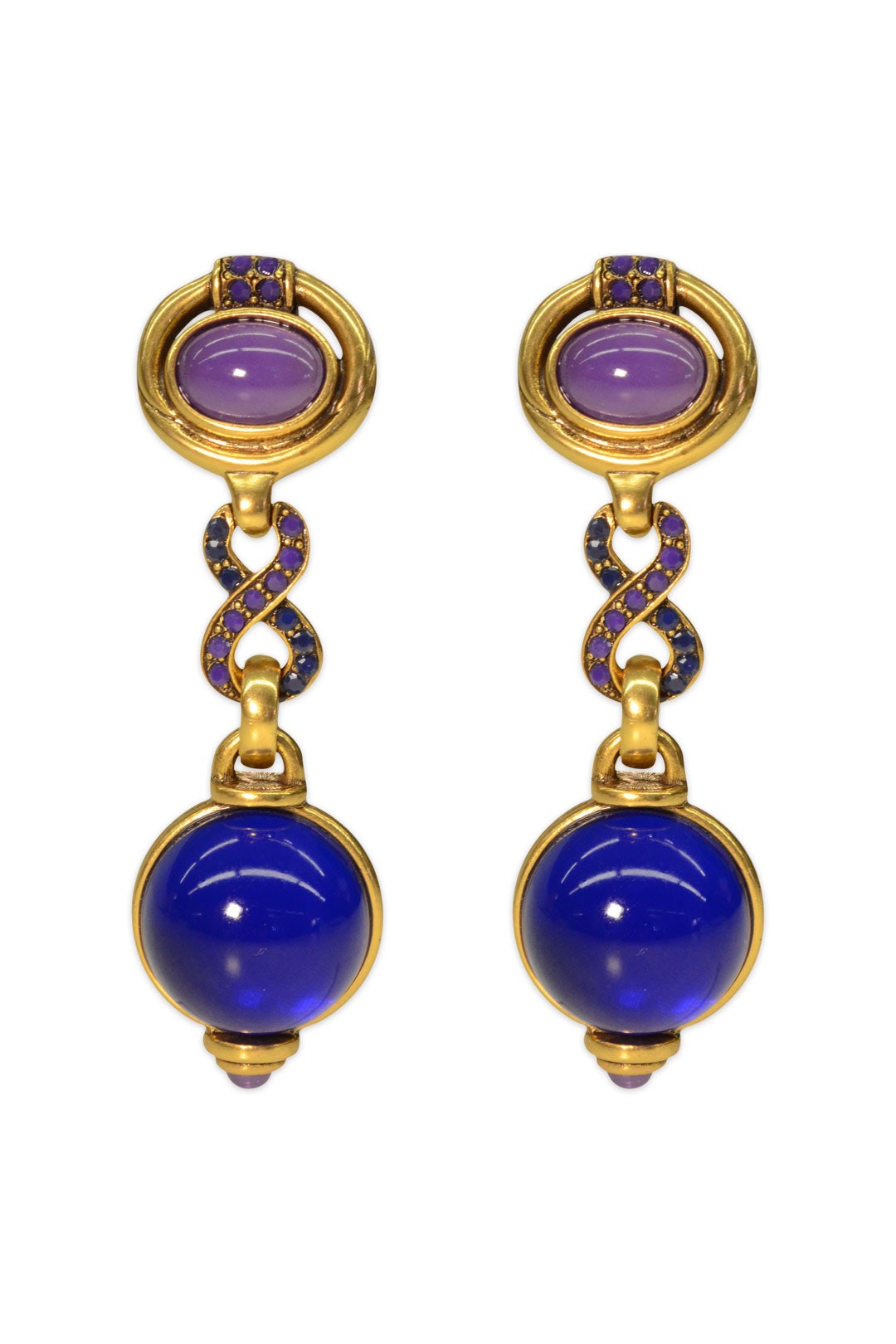 Globetrotter Earrings by Oscar de la Renta 1