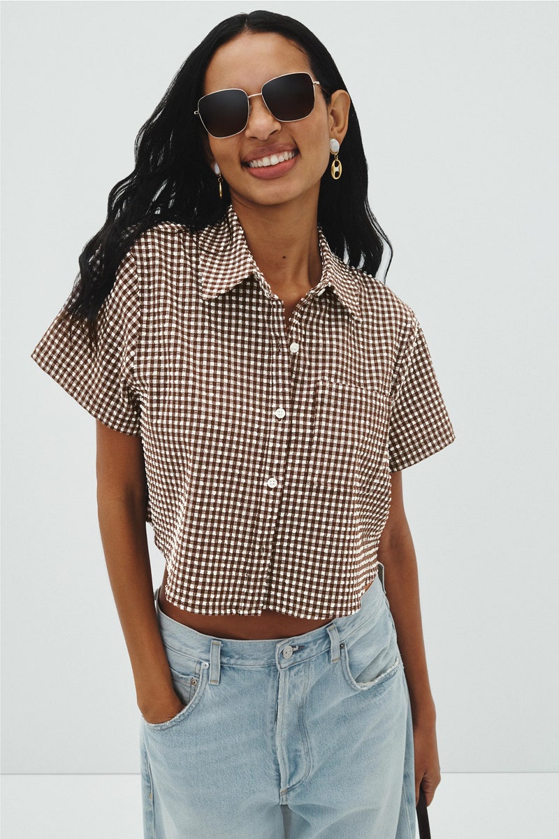 Solange Gingham Top by SIMKHAI - Photo 0