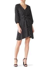 Polka Dot Tie Waist Dress by Slate & Willow