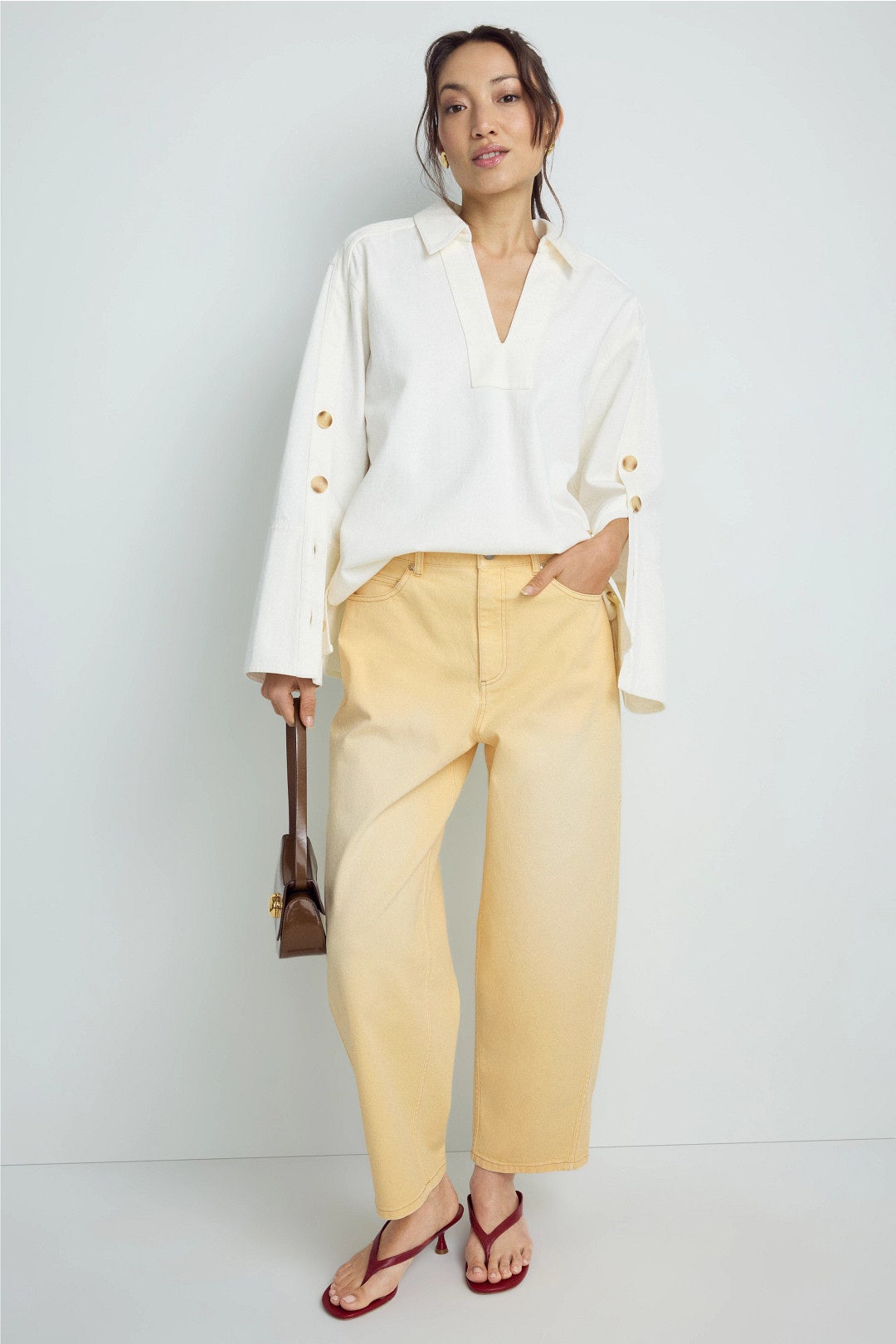 Yellow Ollie Jeans by Tanya Taylor 0