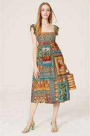 Banana Scarves Dress by FARM Rio