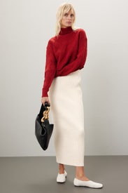 Ribbed Sweater Skirt by Great Jones