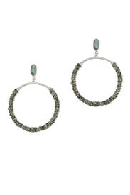 Russel Drop Hoop Earrings by Kendra Scott
