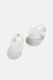 Mini Silver Arp Earrings by Lizzie Fortunato