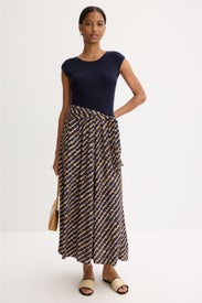 Pebble Dream Mixed Media Dress by NIC + ZOE