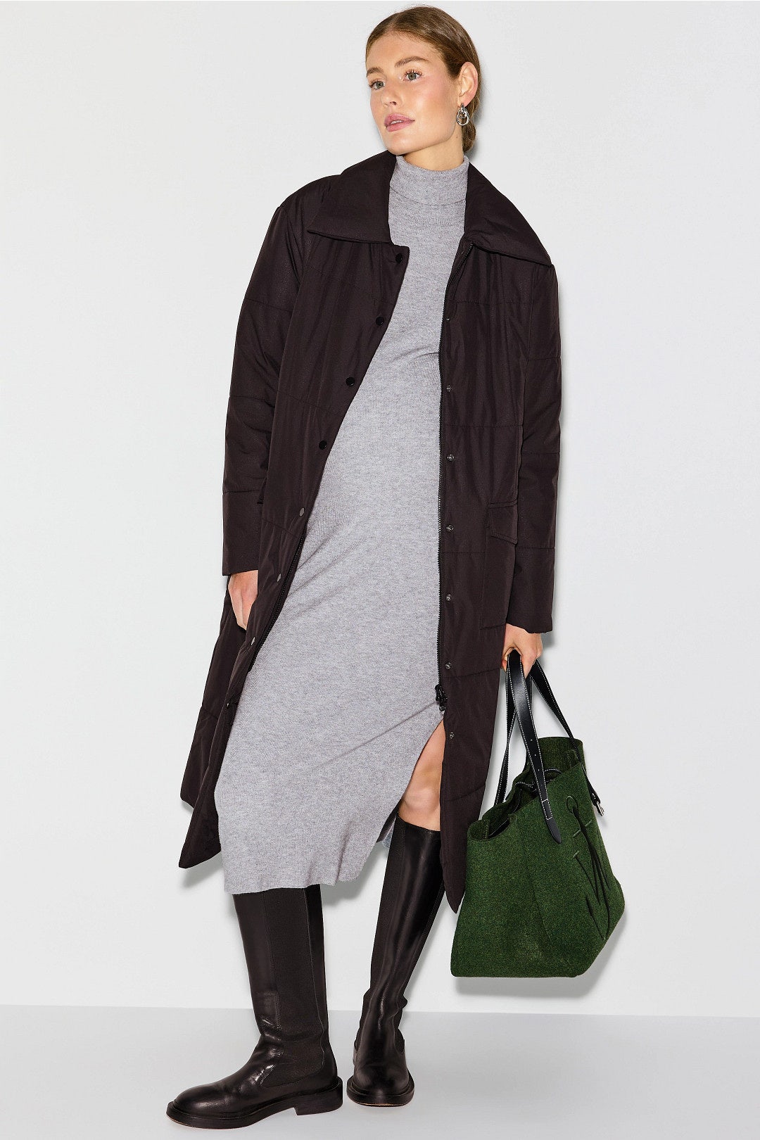 Maternity Puffer Coat by NOM Maternity 0