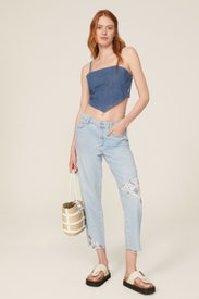 Noella Patchwork Pants by PAIGE