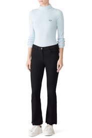 Black W25 Crop Boot Jeans by 3x1