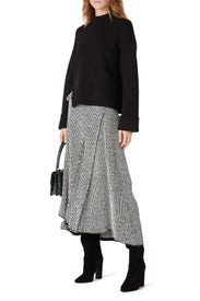 Black Mock Neck Sweater by Victor Alfaro x RTR