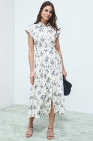 Poplin Belted Shirt Dress by Adam Lippes x RTR