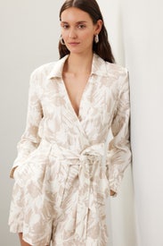 Wrap Waist Romper by Club Monaco