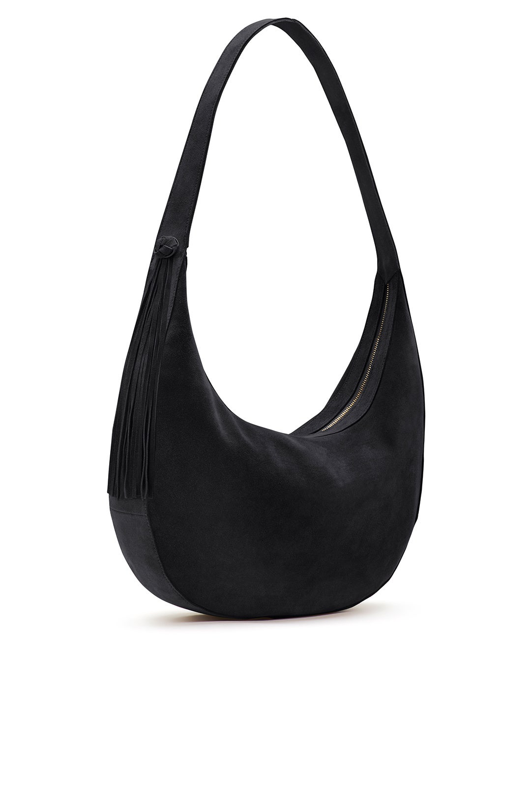 Black Suede Zoe Hobo by Elizabeth and James Accessories 0