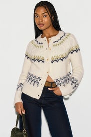 Astrid Fair Isle Cardigan by Fifteen Twenty