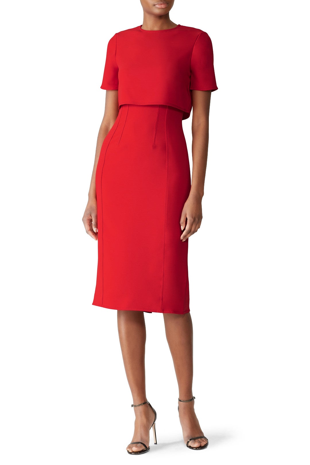 Red Popover Sheath by Jason Wu Collection 0