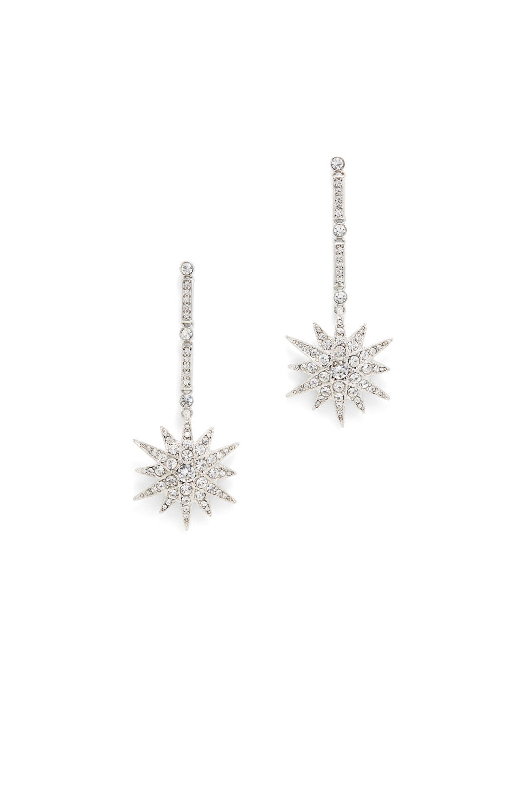 Crystal Star Drop Earrings by Kenneth Jay Lane