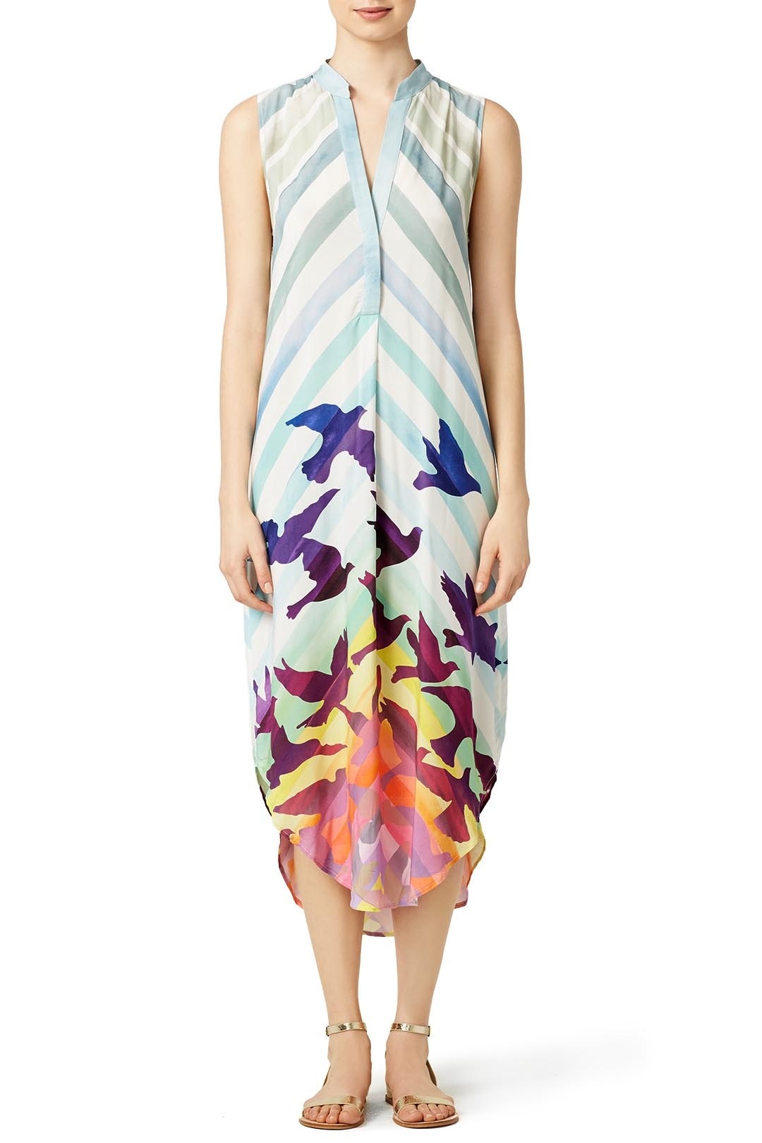 Sunset Flight Shirtdress by Mara Hoffman 0