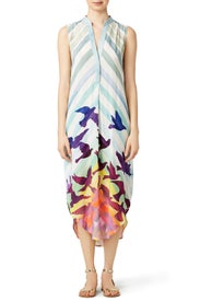 Sunset Flight Shirtdress by Mara Hoffman