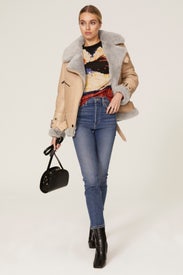 UFO Intarsia Sweater by Nicole Miller