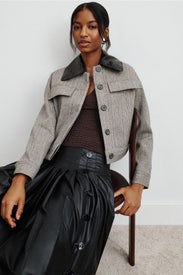 Tailored Jacket With Combo Collar by 3.1 Phillip Lim