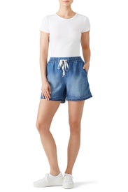 Released Hem Denim Shorts by Splendid