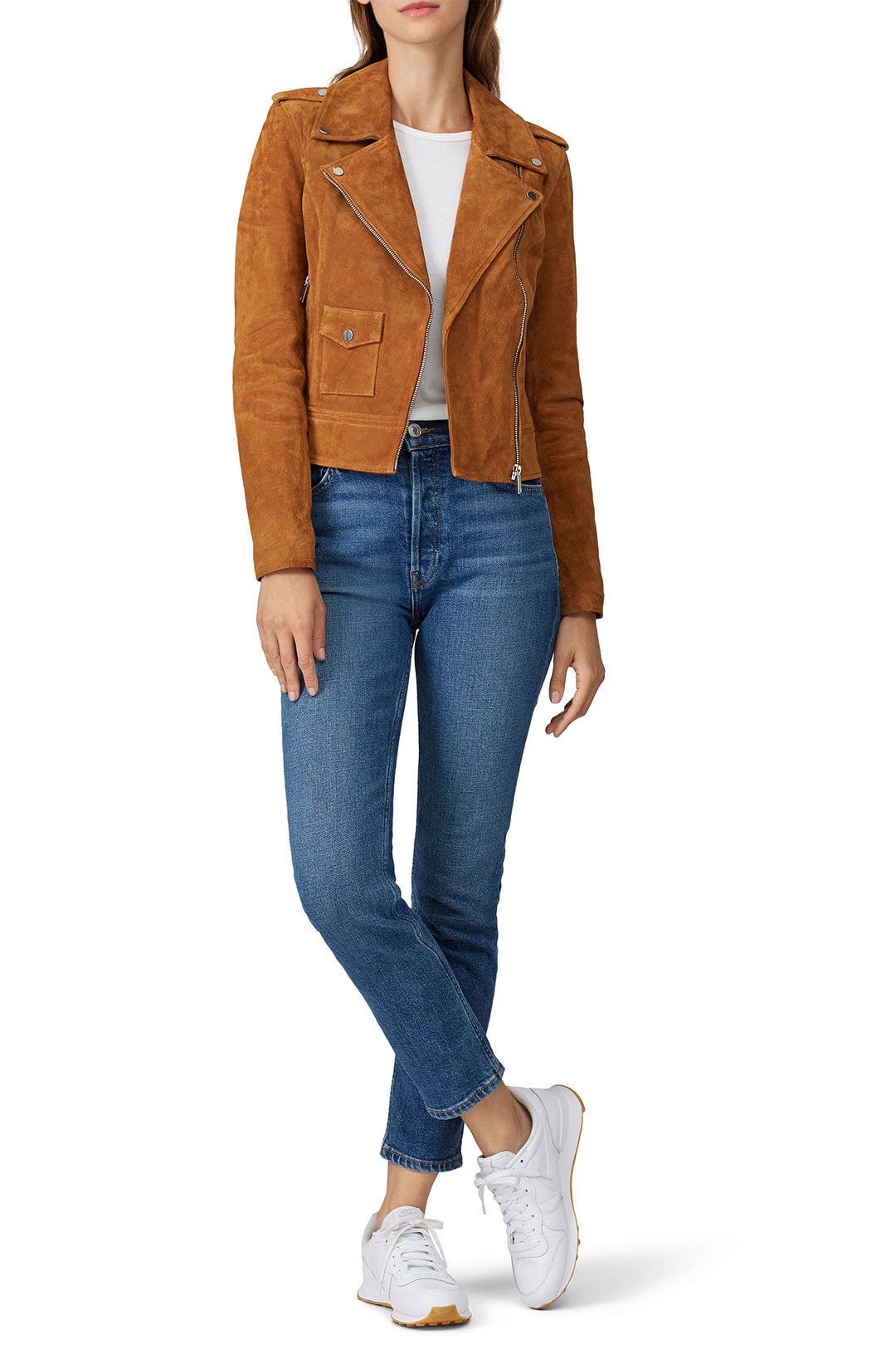 Suede Moto Jacket by Slate & Willow 0