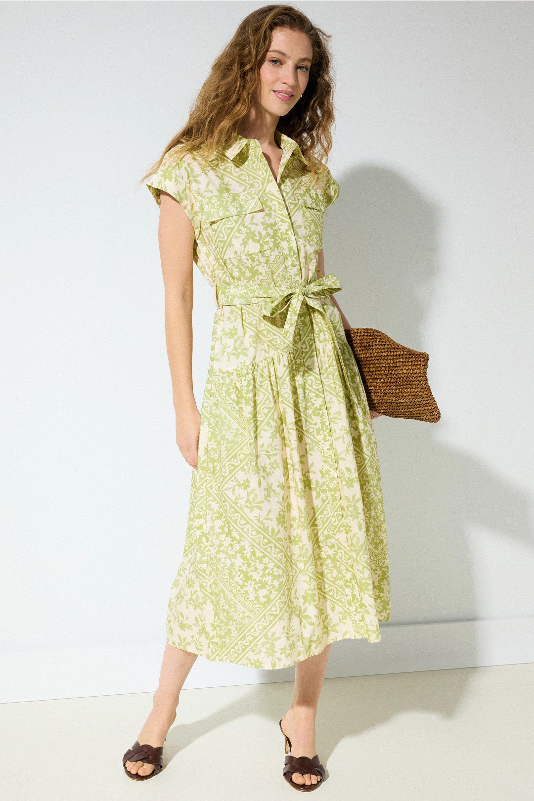 Drop Waist Shirt Dress by Derek Lam 10 Crosby x RTR 0