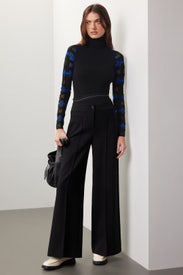 Black Windowpane Sweater by Esteban Cortazar x RTR